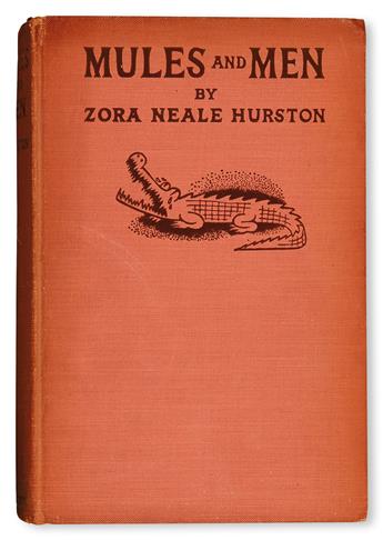 (LITERATURE AND POETRY.) HURSTON, ZORA NEALE. Mules and Men, Illustrated by Miguel Covarrubias.